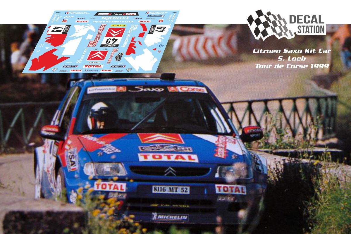 Citroen Saxo Kit Car Tour de Corse 1999