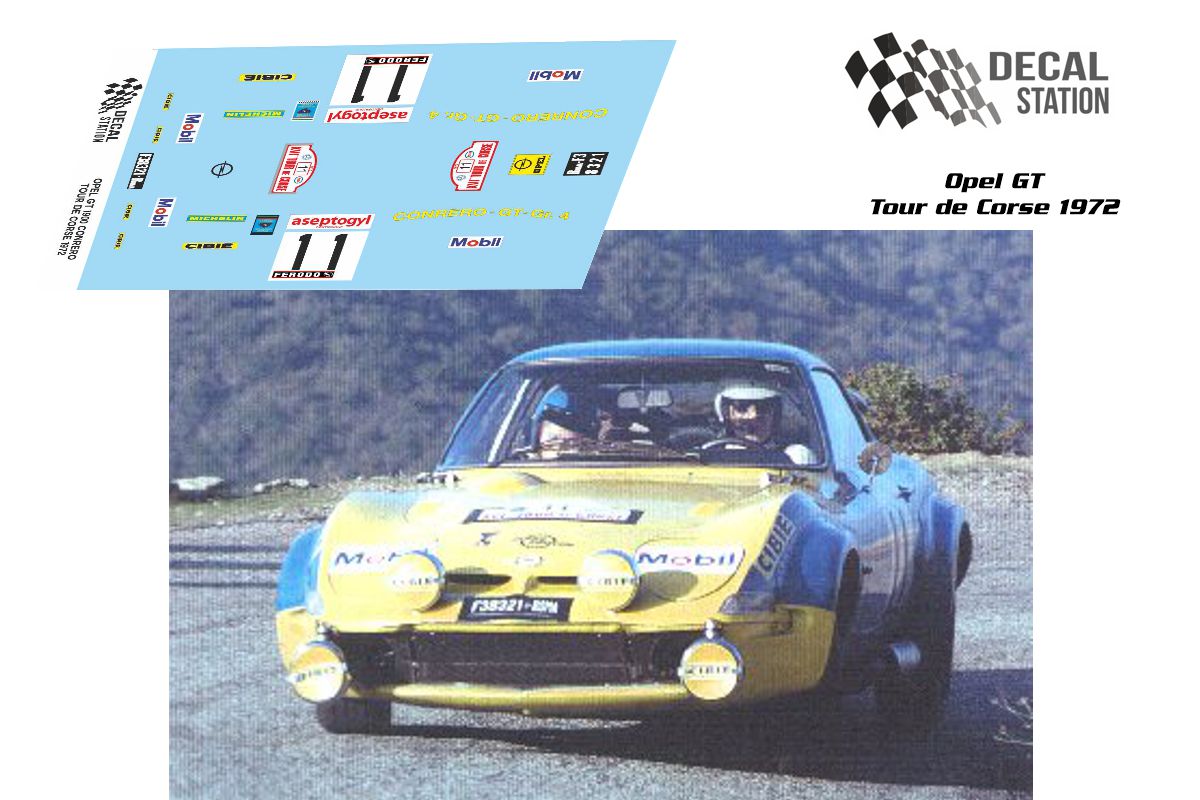 Opel GT 1900 Tour de Corse 1972