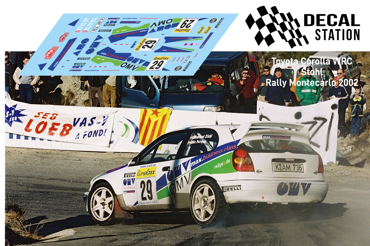 Toyota Corolla WRC  Stohl Montecarlo 2002