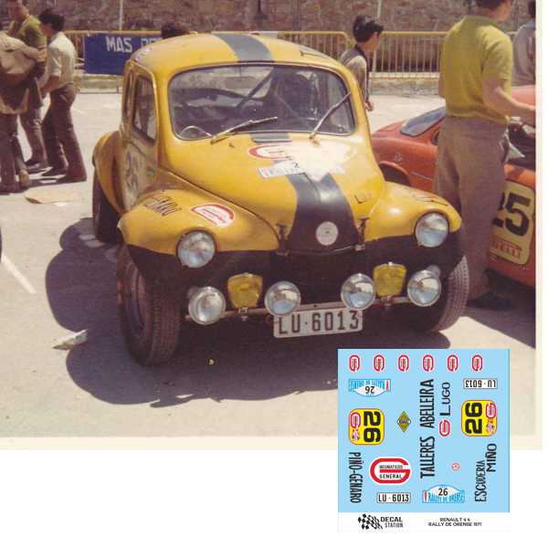 Renault 4/4 Gr. 5 Rally de Ourense 1971