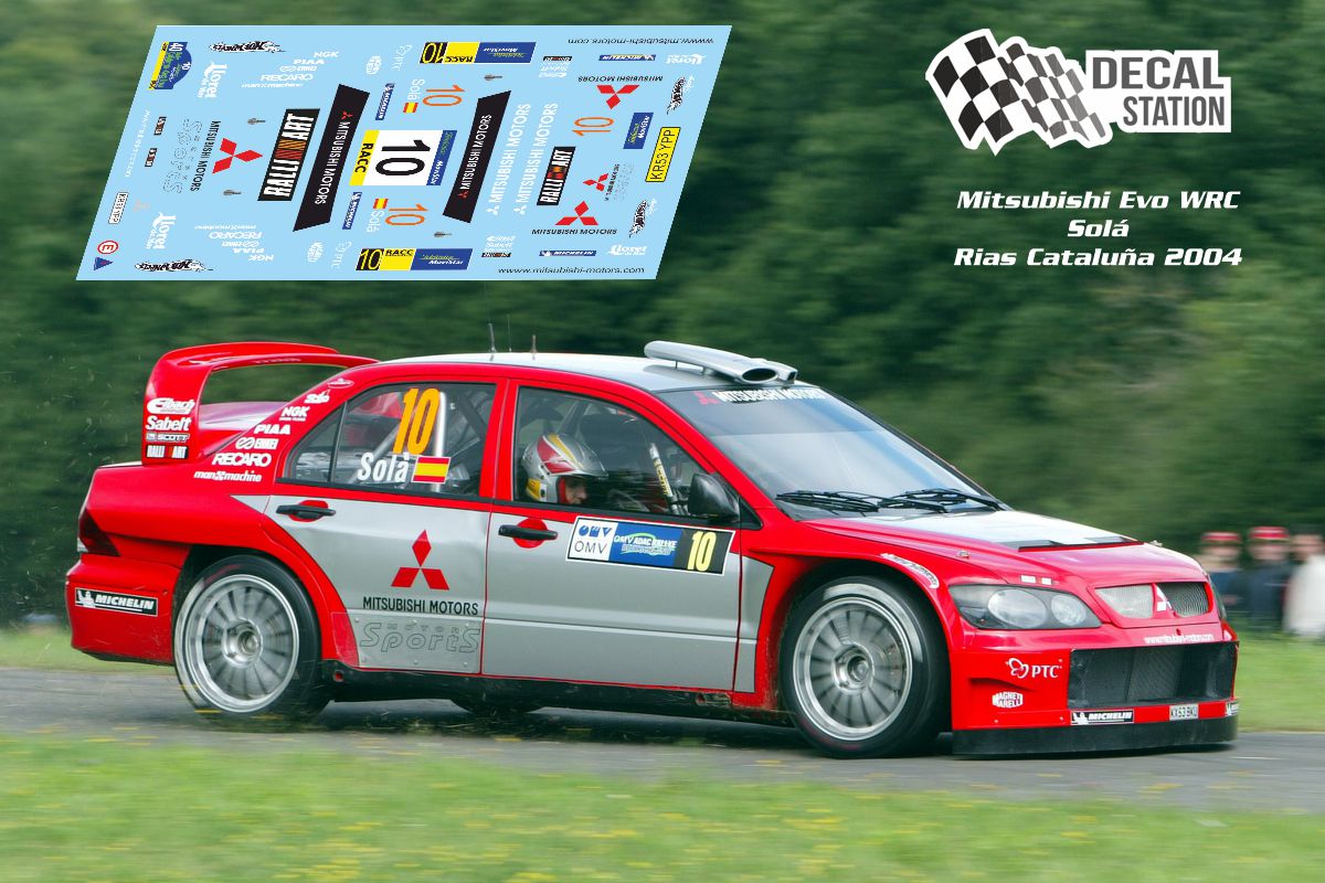 MItsubishi WRC Solá Cataluña 2004