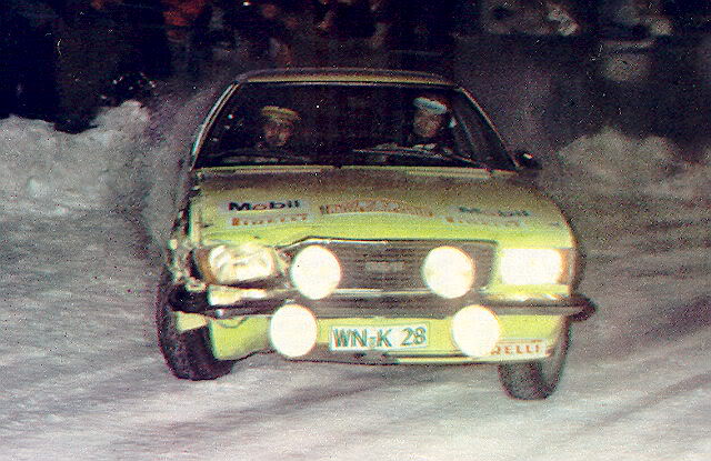 Opel Commodore Rohrl Rally Montecarlo 1973