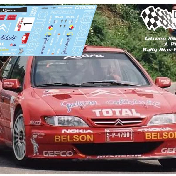 Decals Citroen Xsara Kit Car Rally Canarias 1999 2 32 24 43 18 slot calcas Puras 
