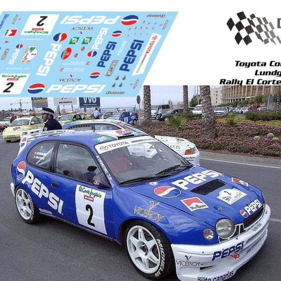 Jouet RARE Toyota Corolla Rallye Corte Ingles 1999 (Delecour) - Modèle Réduit 1/43 - Occasion Collection