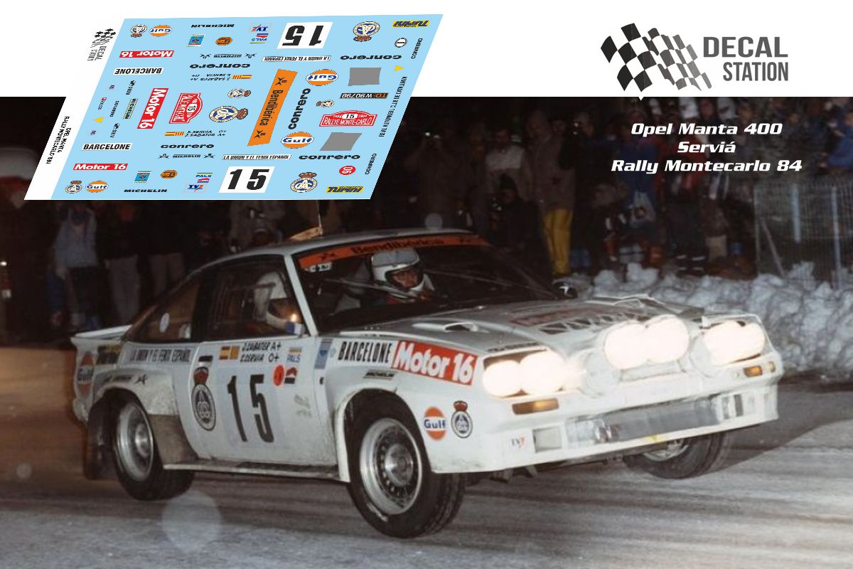 Opel Manta 400 Rally Montecarlo 1984