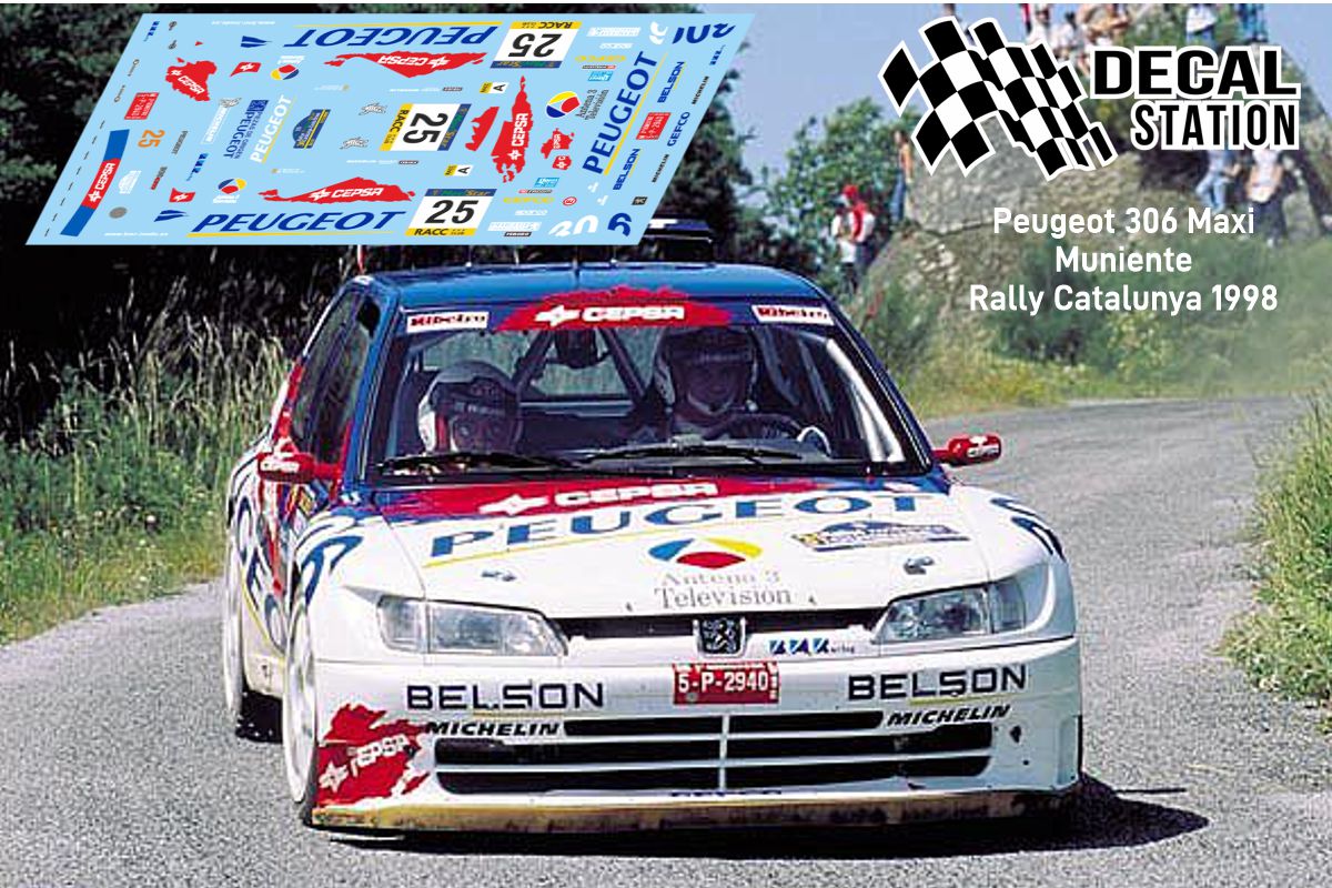 Peugeot 306 Muniente Rallye Catalunya 1998