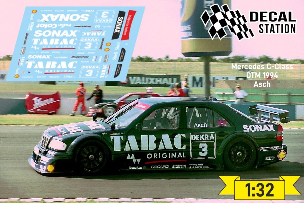 MERCEDES C CLASS DTM 1994 N° 3 ASCH par UT