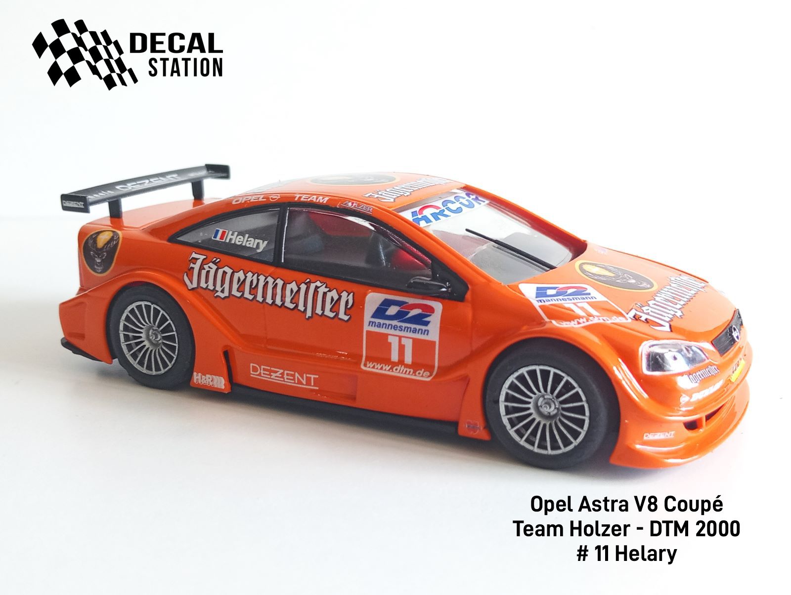 Foglio Decalcomanie Carson 1:5 Opel Astra V8 Coupé – Adesivi TV Oggi, Squadra Phoenix, Winkelhock, Made In Germany